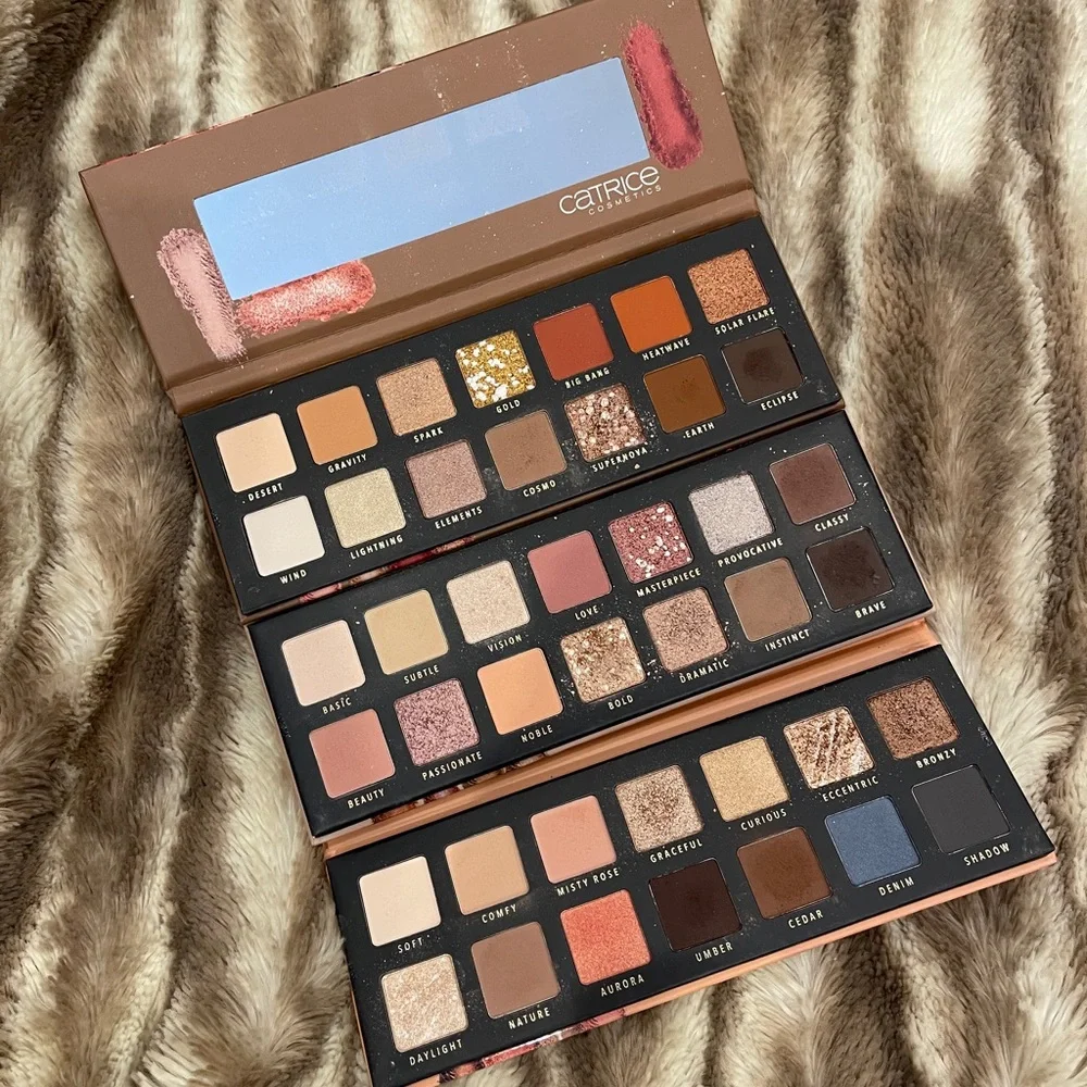 Catrice Pro Slim Eyeshadow Palettes Next-Gen Nudes Peach Origin Neon Earth